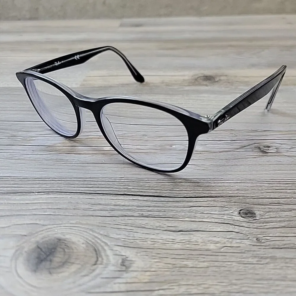 Ray-Ban Eyeglasses RB5356 2034 Black Clear Square Full Rim 52-19-145 FRAMES ONLY